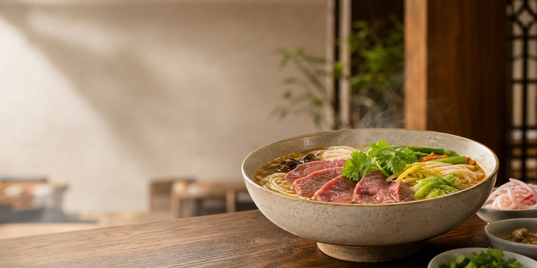Steaming Yunnan rice noodles